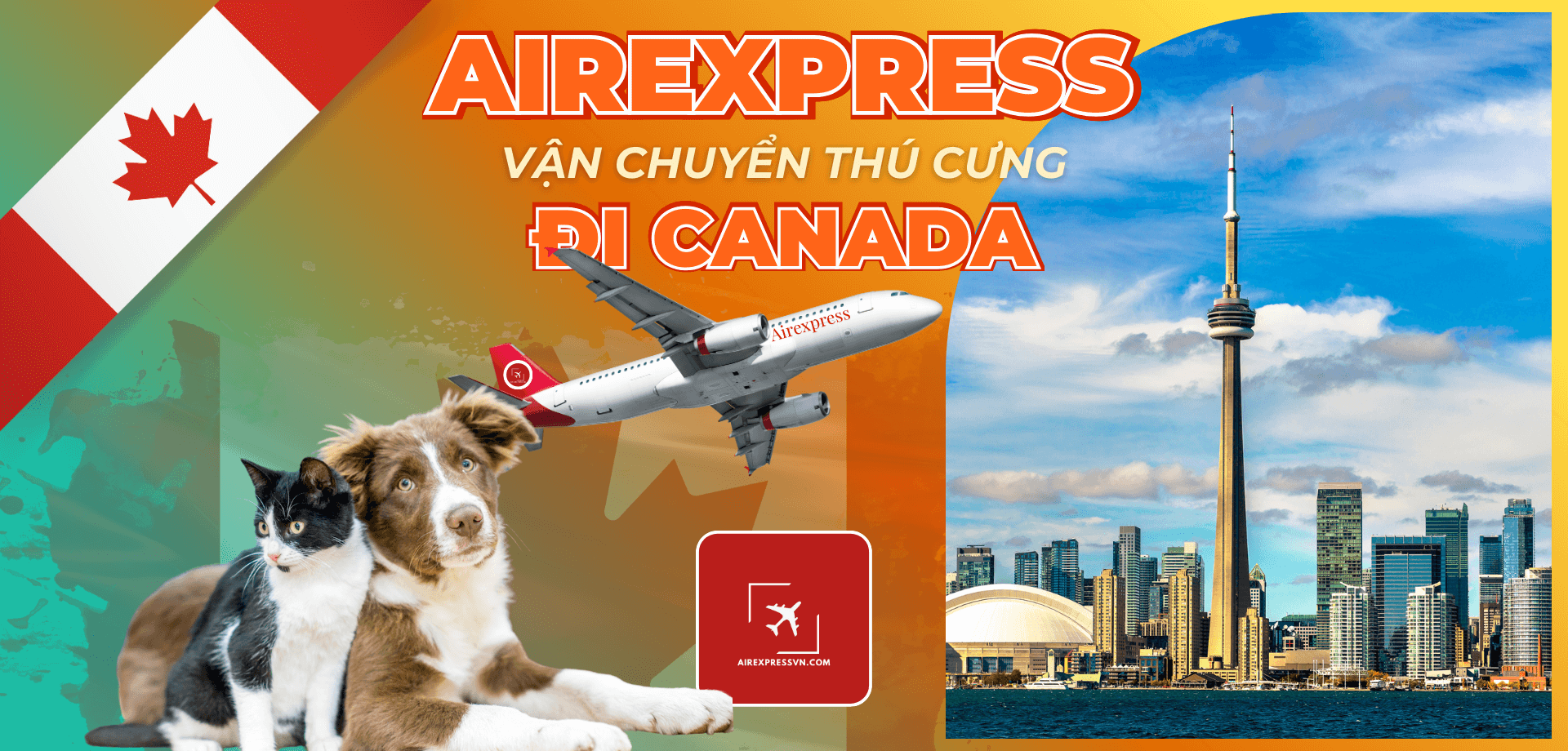 Vận Chuyển Thú Cưng Đi Canada